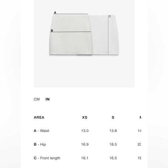 Zara ZW COLLECTION EMBROIDERED MINI SKIRT - Picture 9 of 11